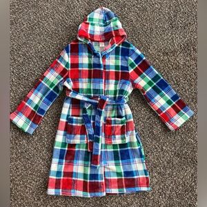 Cat & Jack Colorful Plaid Kids Pajama Robe